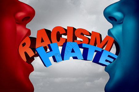杠精GIF种族主义仇恨社会问题两个种族主义者场充满仇恨的争论中,以文本社会当前事件的隐喻象征,为少数民族的种族主义容忍提背景
