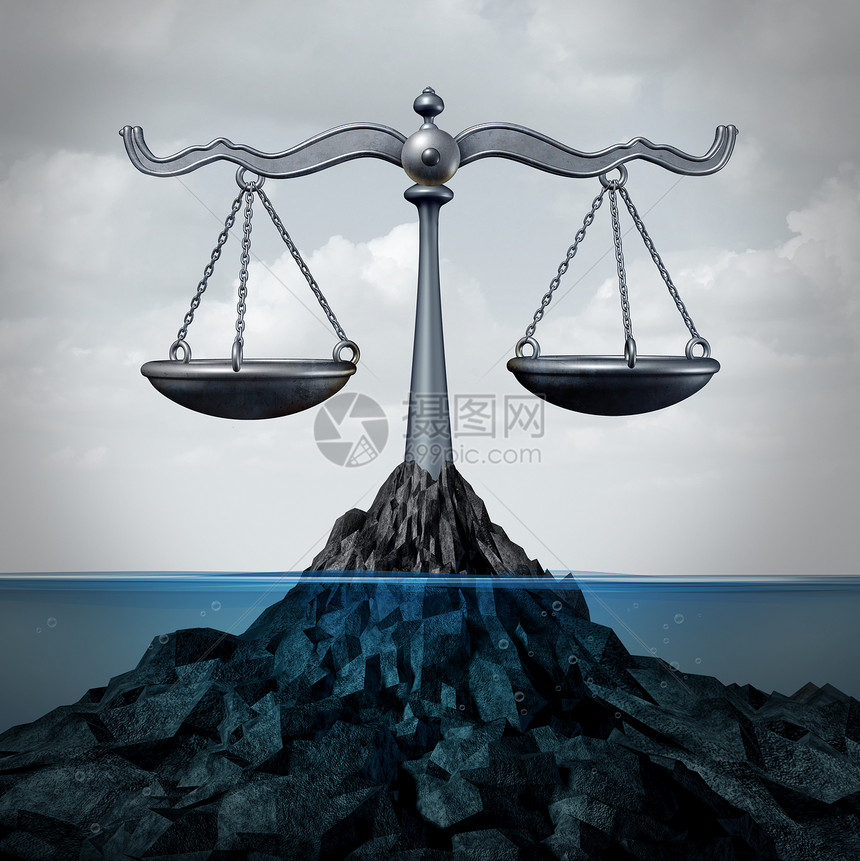 海事法海事法海洋法律服务司法的尺度渔业法规的符号三维插图图片