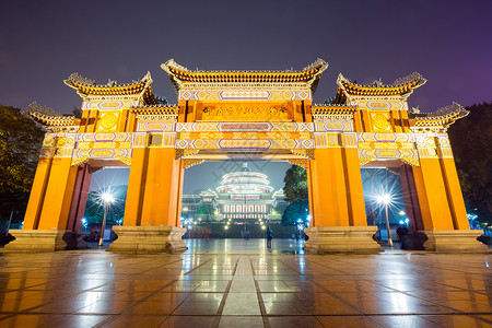 重庆瓷器口重庆晚上中国的背景
