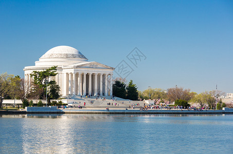 托马斯杰斐逊纪念大楼华盛顿特区背景图片