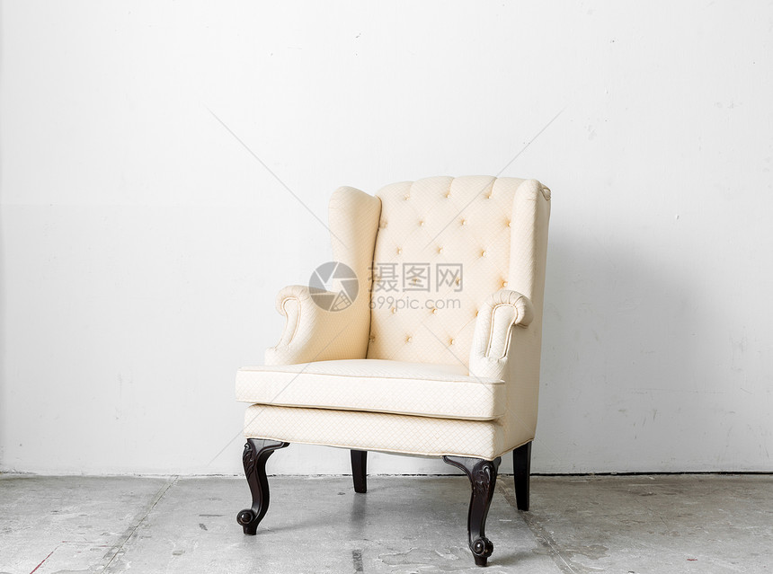 米色复古经典料风格的椅子图片