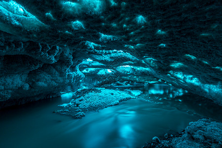 冰川学Vatnajokull冰川Jokulsarlon冰岛的冰洞背景