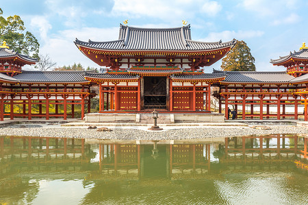 日本京都市Uji镇的Byodoin寺图片