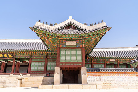 金江韩国首尔京博贡宫庆邦宫背景