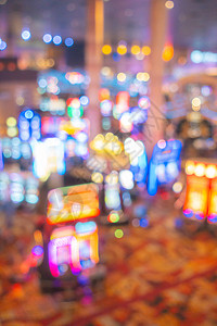 拉斯维加斯赌场背景美国内华达州拉斯维加斯市赌场的抽象模糊背景图片