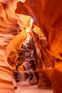 上羚羊峡谷纳瓦霍预订附近页,亚利桑那州美国图片