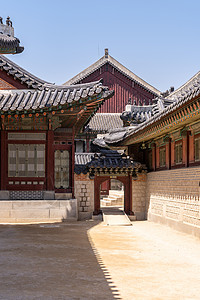 金江韩国首尔京博贡宫背景