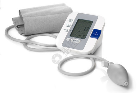 自动数字血压监测仪隔离白色图片