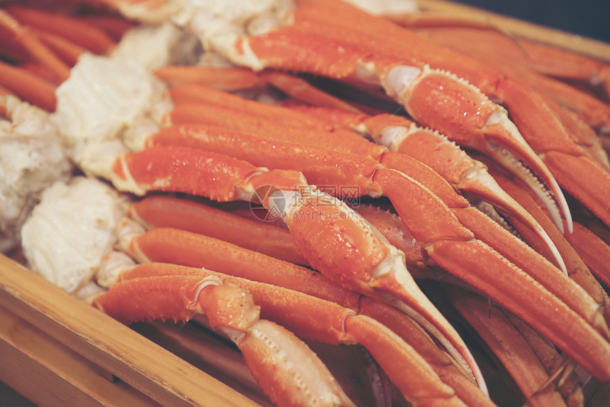 阿拉斯加蟹爪,日本海鲜图片
