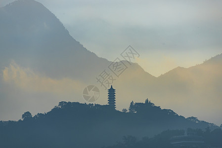 台北山层风景金瓜石高清图片