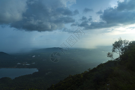 自然景观日落观山,公园泰国图片
