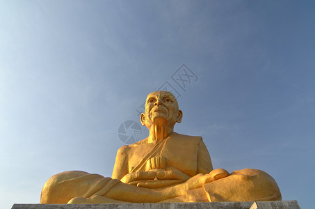 大金佛与天空,泰国图片