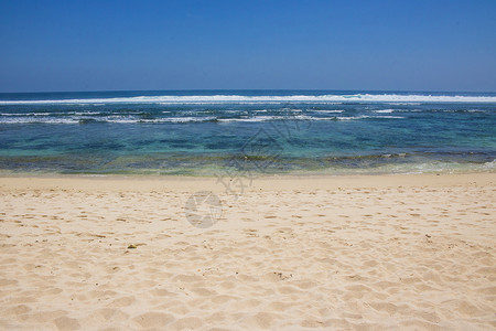 美丽的夏日海滩风景照片美丽的夏日海滩景色图片