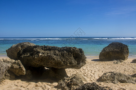 美丽的夏日海滩风景照片美丽的夏日海滩景色图片