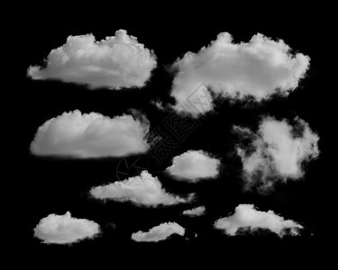 粒子云抽象,黑暗背景上的白云图案可以你的想法的背景黑色背景上的白云背景