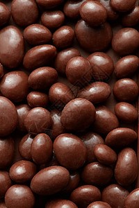黑巧克力糖果球的背景巧克力糖果的背景图片