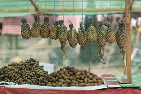 老挝的水果摊图片