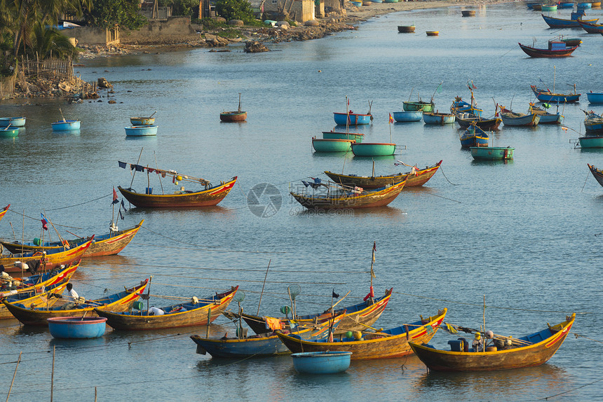 位于越南梅内的渔村,东南亚图片