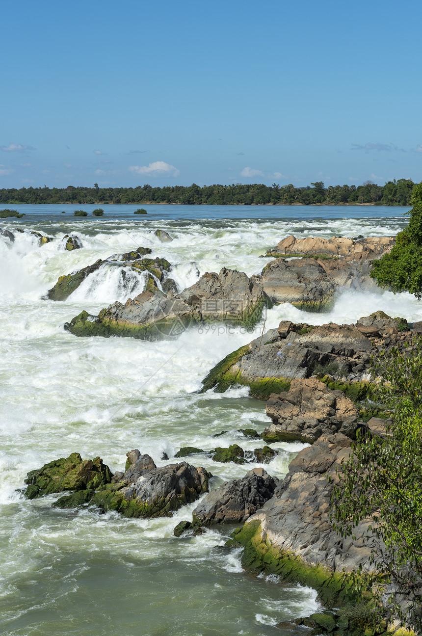 老挝最大的瀑布,Khonpapeng图片