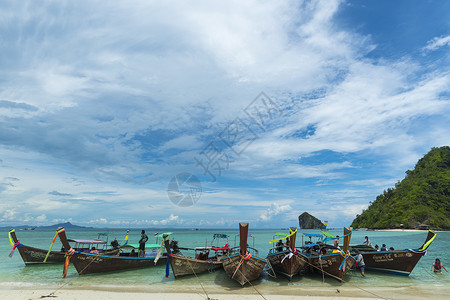 泰国克拉比美丽的奇迹海滩图片