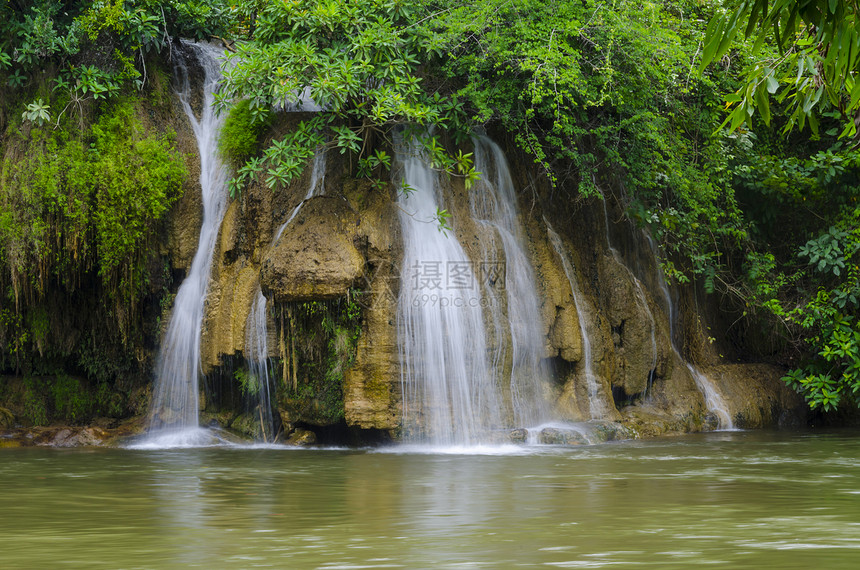 泰国锡约公园的瀑布图片
