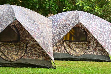 营地帐篷申请旅行背景图片
