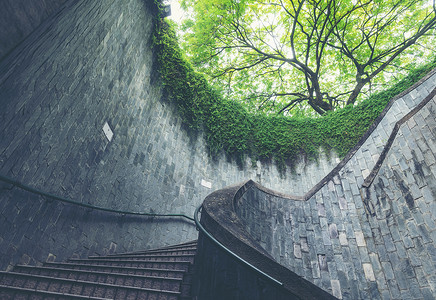 新加坡旅行新加坡坎宁堡公园隧道地下交叉螺旋楼梯图片