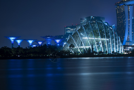 新加坡滨海湾现代建筑高清图片