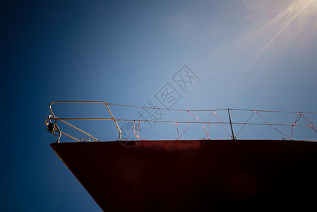 船舶船头航海船只的细节航行运输物体靠近船头图片