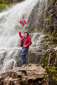 西皮索普瀑布吸引力旅行高清图片