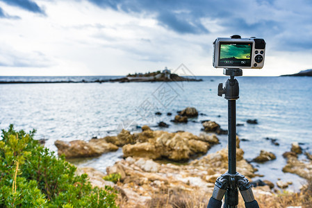 福卡斯相机拍摄电影视频墓地海岸的AgiosFokas附近的Monemvasia,拉科尼亚地区Peloponnese希腊目的地背景
