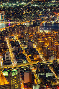 曼哈顿桥与下曼哈顿纽约市,纽约州,美国图片