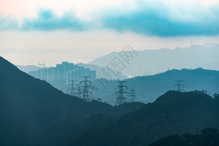 香港的通信天线图片