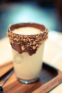 新鲜牛奶巧克力,咖啡咖啡馆图片