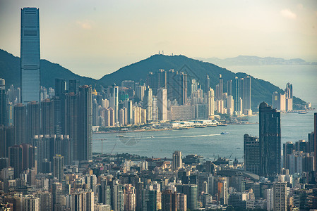 香港城市景观天空刮刀大楼图片