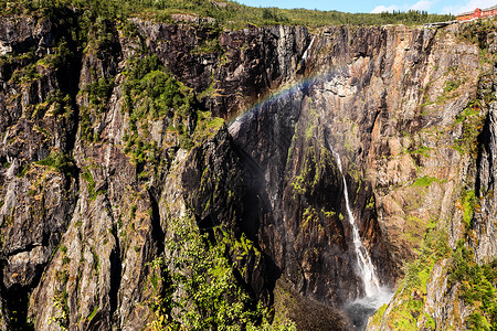 戈德沃斯瀑布景观马博达伦高清图片
