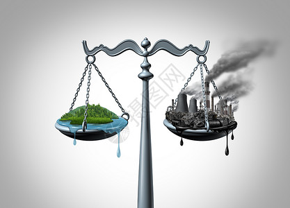 影响因子生态法环境影响评价自然资源法,并采取气候法律行动温室气体减排条例,并附3D插图元素背景