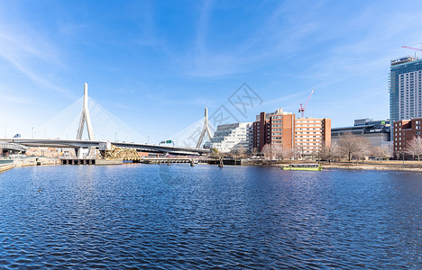 波士顿扎基姆桥波士顿市中心美国高清图片