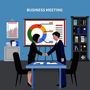人力资源背景与两位同事握手商务会议平矢量插图人力资源背景图片