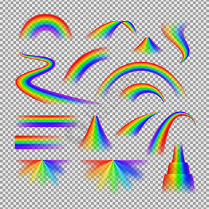 彩虹光谱集图片