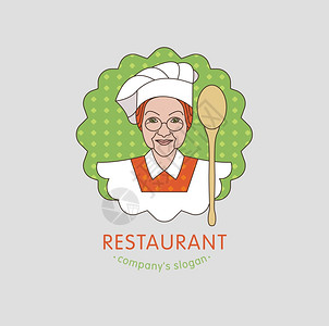 餐厅矢量标志餐厅,咖啡厅家庭烹饪背景图片