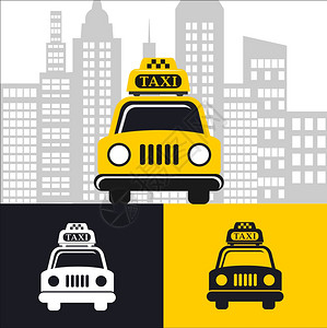 出租车汽车矢量标志标志图片