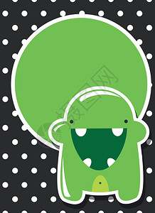 地堡瓦伦丁怪物生日快乐,情人节卡片与可爱的怪物,矢量插画