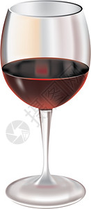 葡萄酒制作杯红酒插画