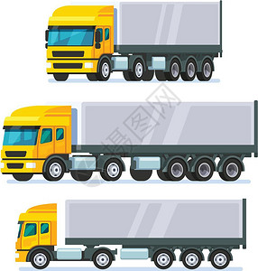 制造工厂送货卡车运输制造工厂送货卡车运输矢量背景图片