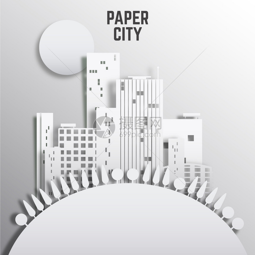 纸建筑房地产建筑规划论文建筑房地产建筑规划向量图片