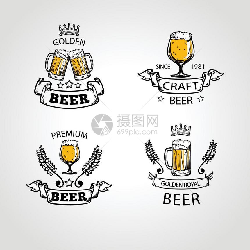 啤酒酒吧啤酒酒吧矢量图片