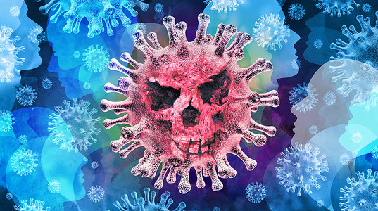 冠状健康危险和公共卫生风疾病和流感爆发或冠状流感如同危险的菌株情一样与公众流行的医学概念一样危险细胞如3d设计图片