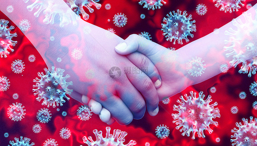 人类爆发的冠状流感和作为危险的流感菌株病例Covid19图片
