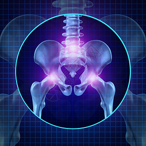 脊椎和的骨骼显示发光亮的脊椎和柱作为外科和治疗的医保健概念图片